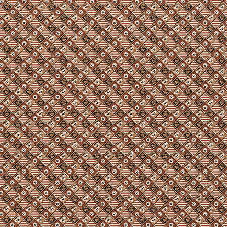 French Tile Wallpaper - Clay