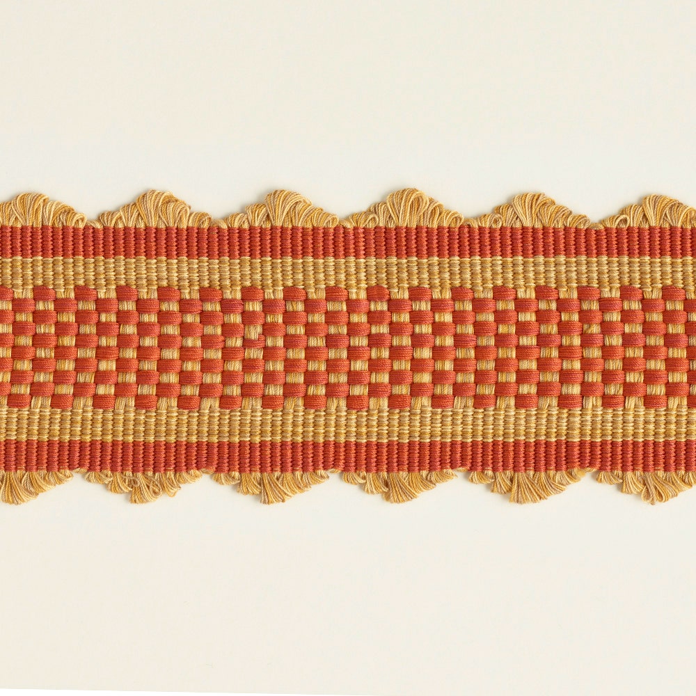 Check Braid - Terracotta
