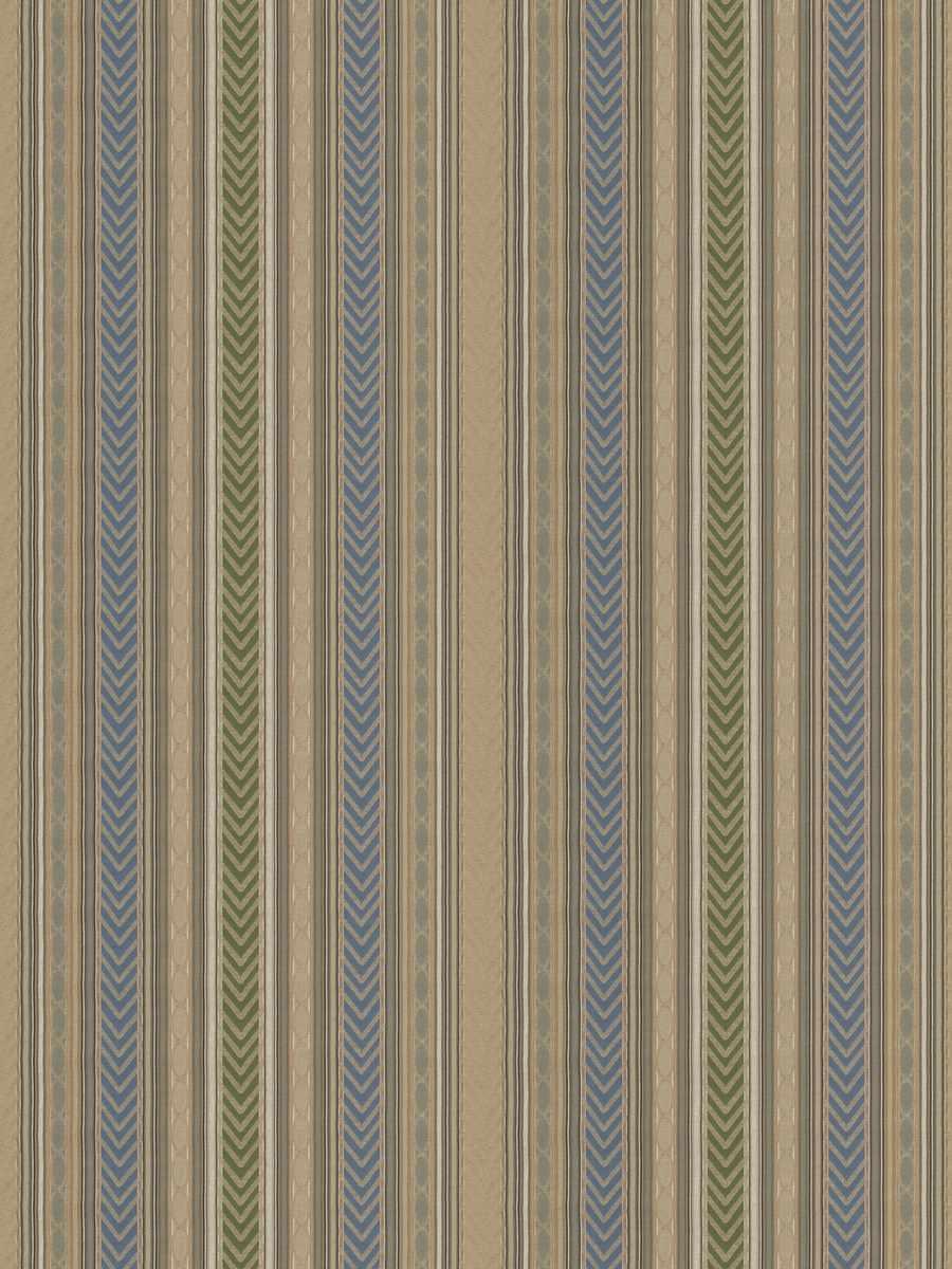Sevres Stripe - Green/Blue