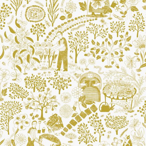 Pathways Wallpaper - Honeycomb