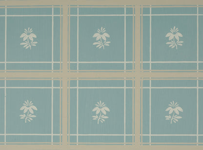 Hannah Wallpaper - Teal