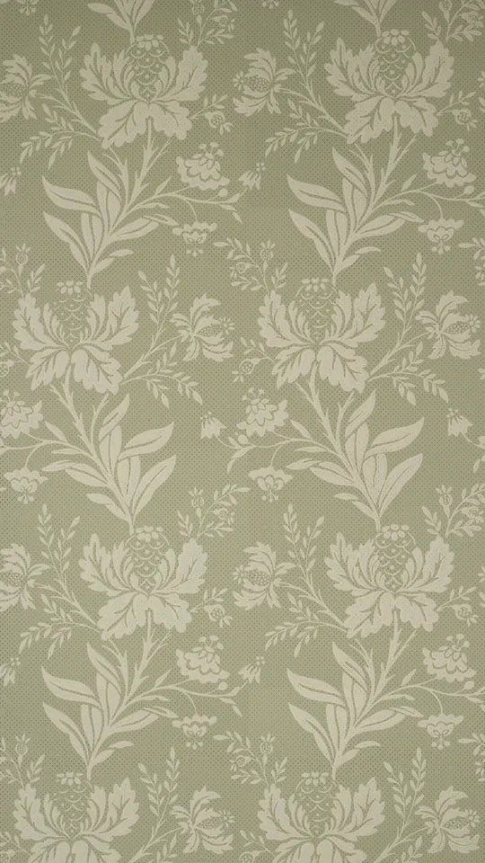 Alice Wallpaper - Grey Green