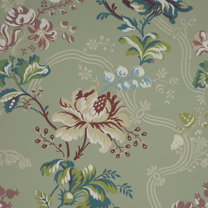 Anna Maria Wallpaper - Duck Egg
