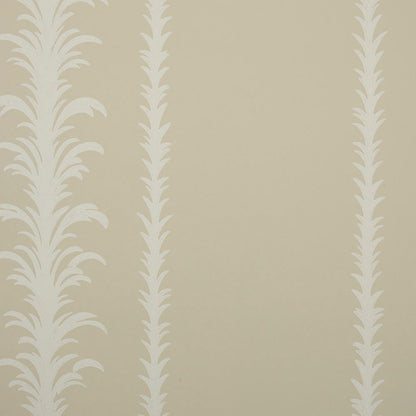 Palm Stripe Wallpaper - Ivory
