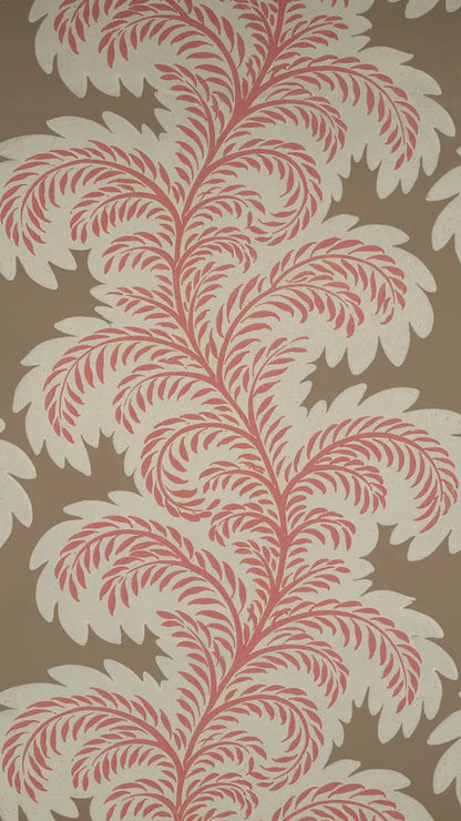 Fernholme Wallpaper - Red Earth