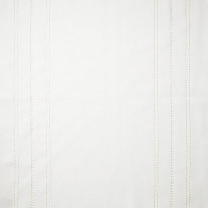 Drawn Thread Fabric Ladder & Hemstitch Rows - Ivory White
