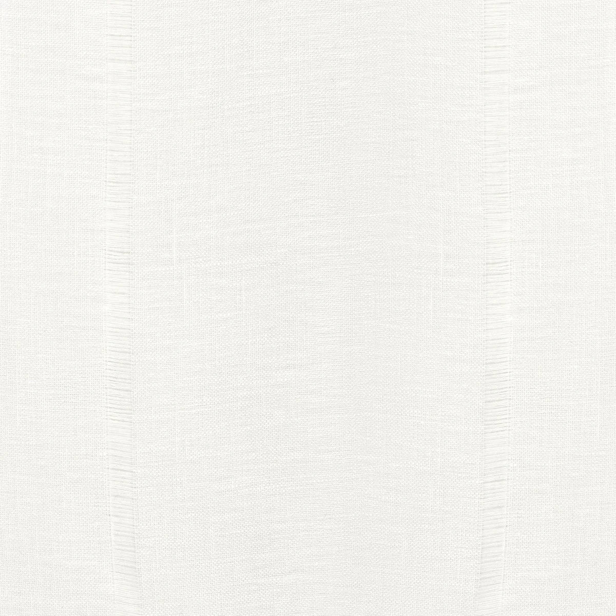 Sheer Linen Drawn Thread - White