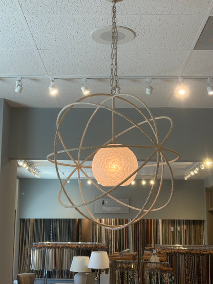 Cassiopeia with Hand Blown Glass Globe