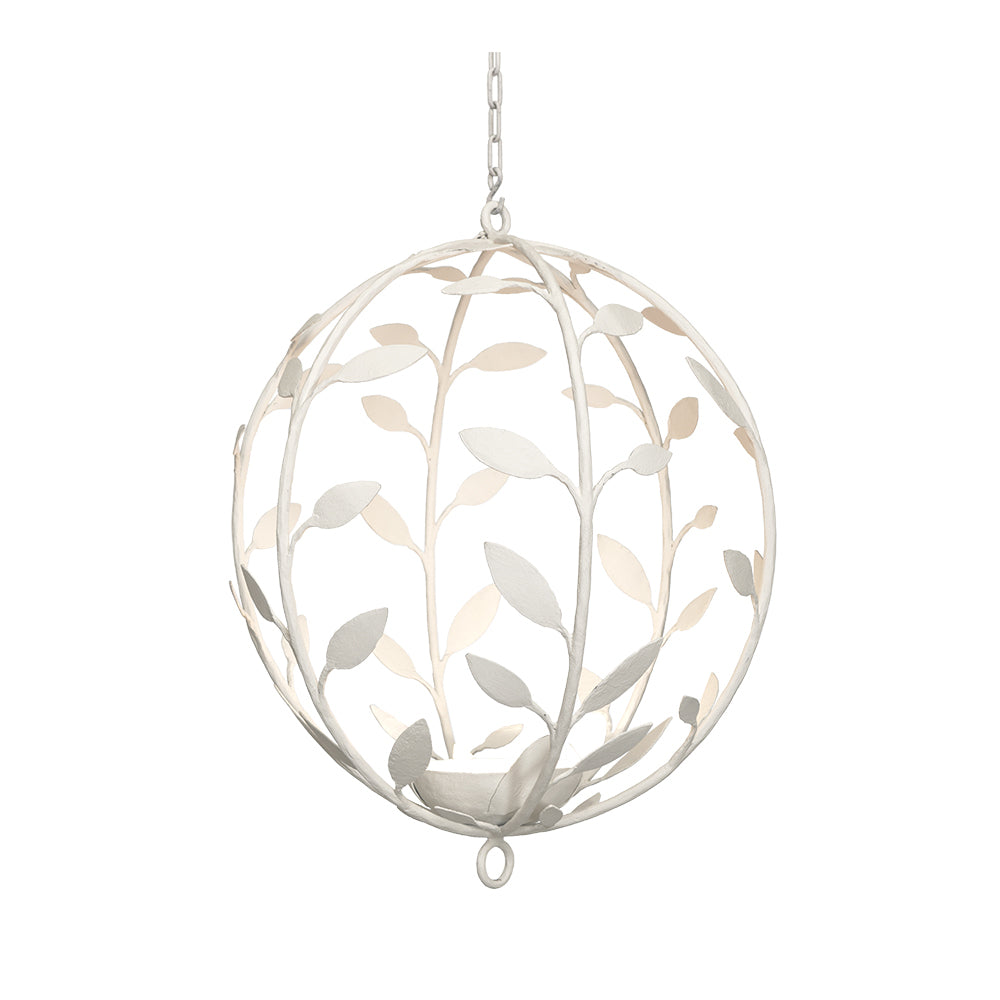 Eden 1 Light Halogen Chandelier - Venetian Plaster