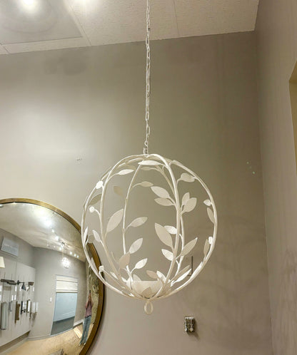 Eden 1 Light Halogen Chandelier - Venetian Plaster