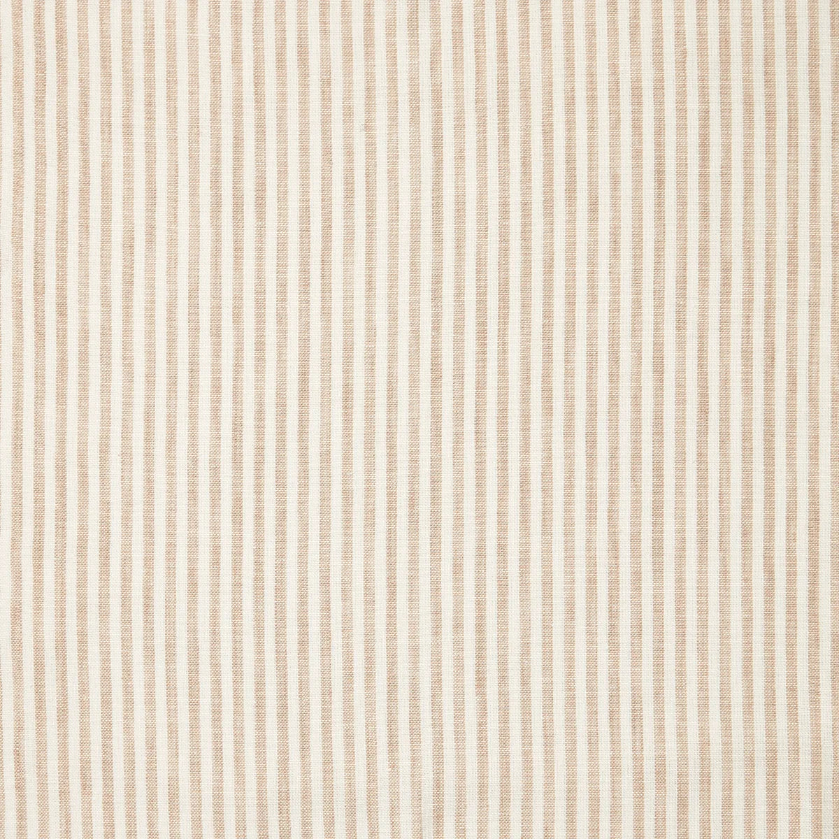 Narrow Stripe Linen - Natural / White