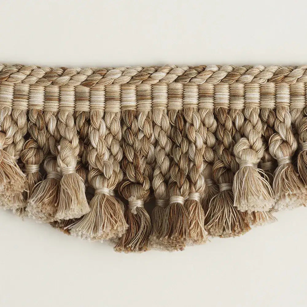 Scalloped Fringe - Oyster