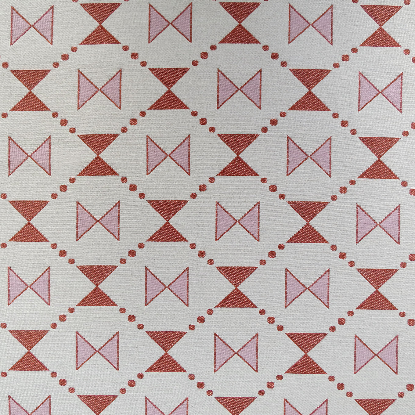 Bow Tie Quilt - Pink and Coral