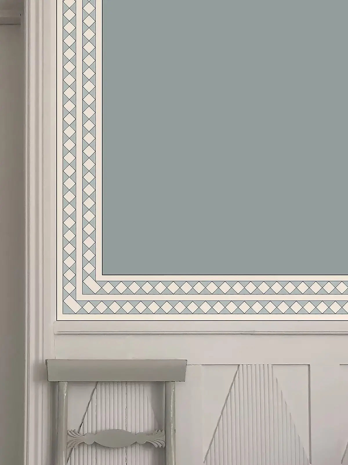Harlequin Wallpaper Border - Light Blue