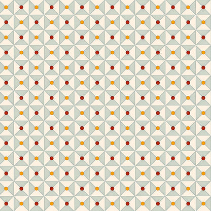 Broken Dishes Wallpaper - Nostalgic Blue