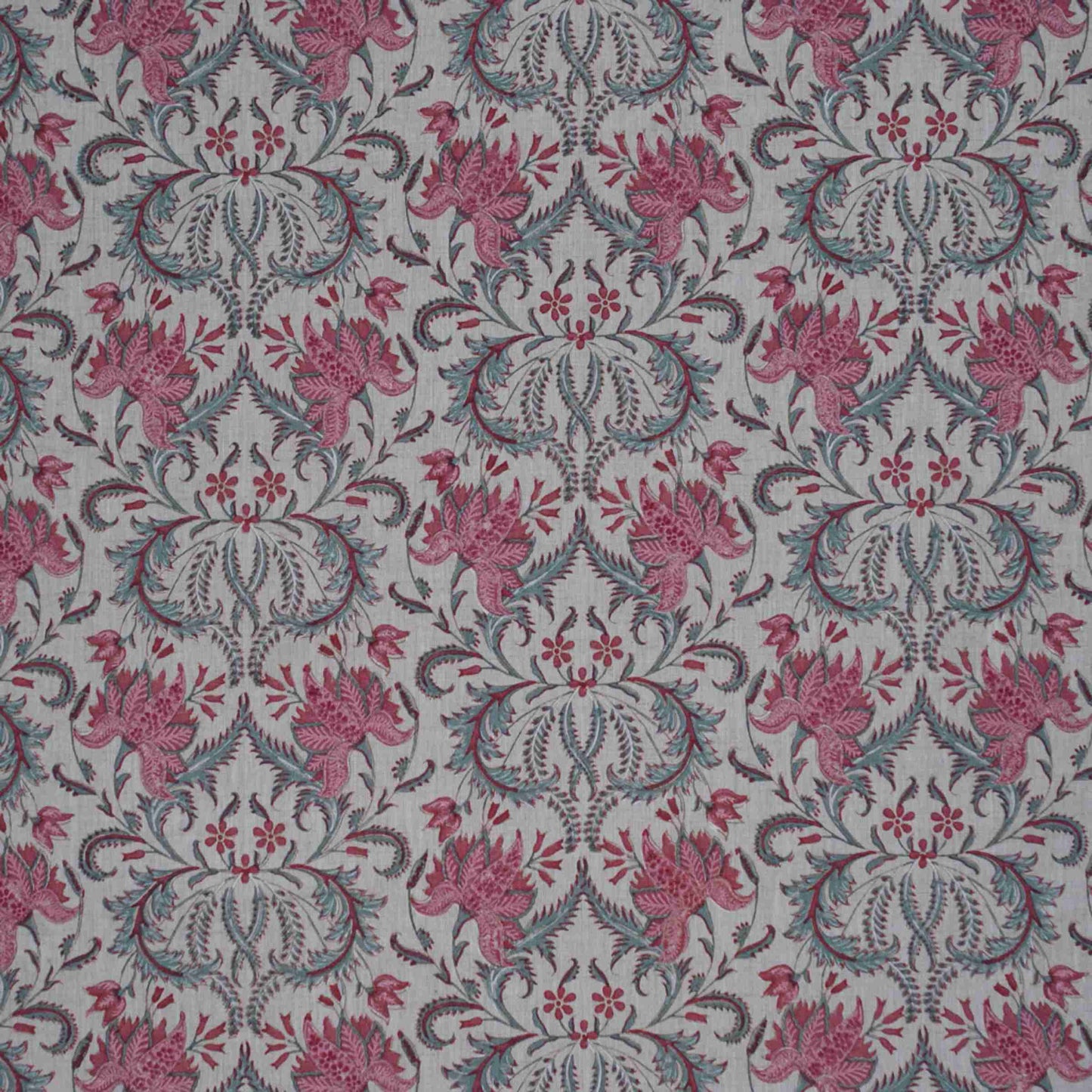 Acanthus - Fuchsia & Ocean