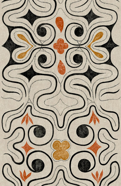 Ainu Wallpaper - Elm White
