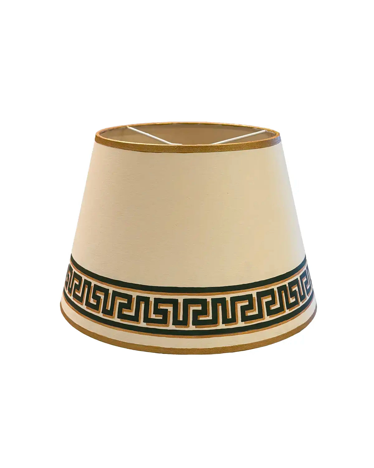 Greek Key with Gold Edge - 12"