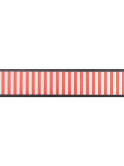 Audrey Wallpaper Border - Red/Black