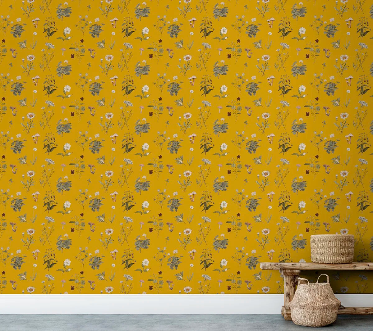 Botanical Wallpaper - Marigold