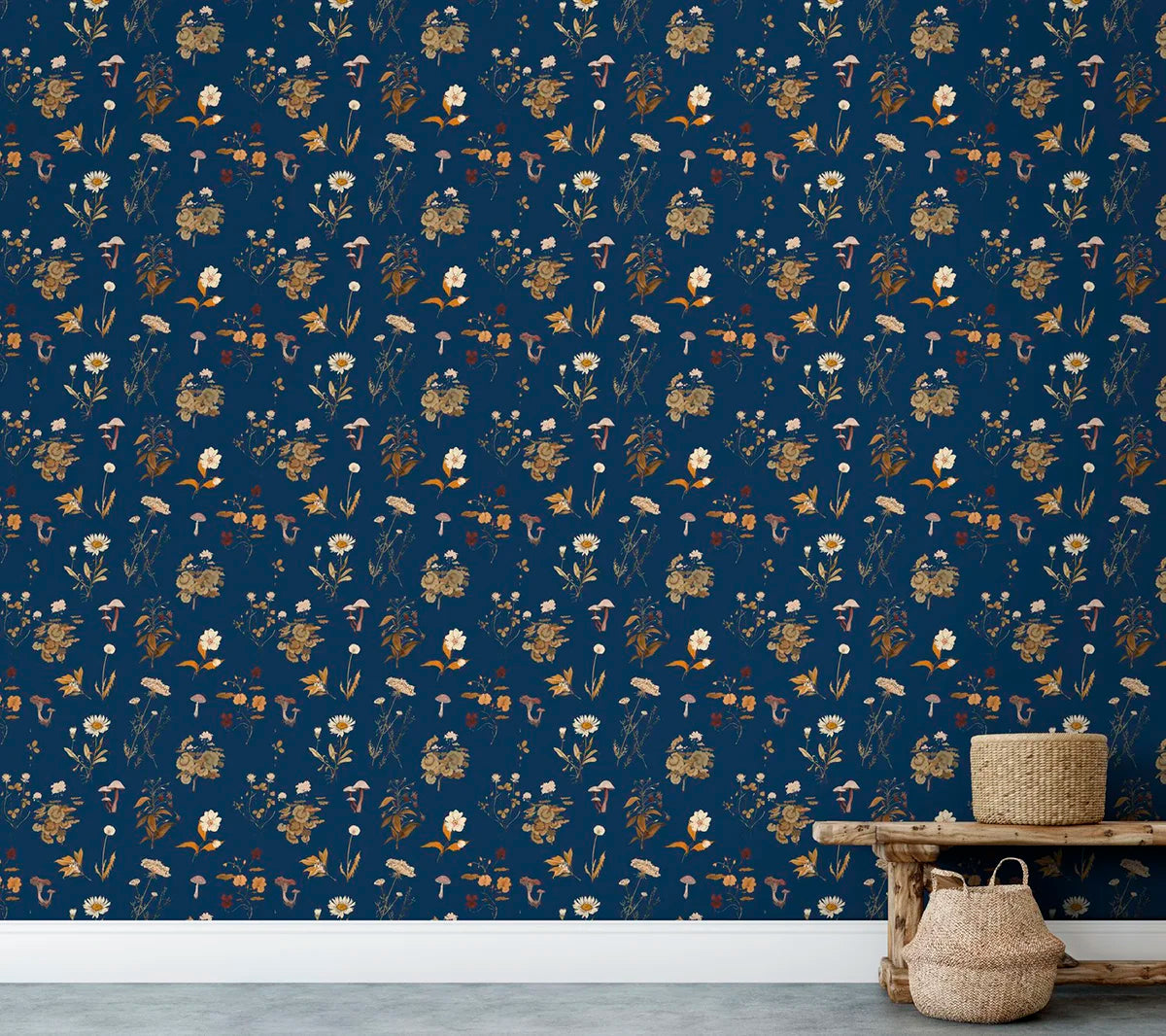 Botanical Wallpaper - Midnight