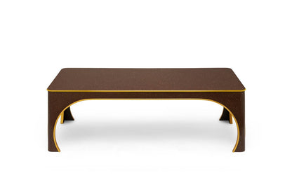 Brighton Coffee Table - Porphyry / Gold Edge
