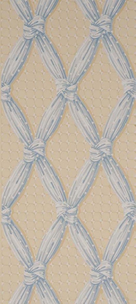 Berrien House Knotted Drapery - Yellow / Blue