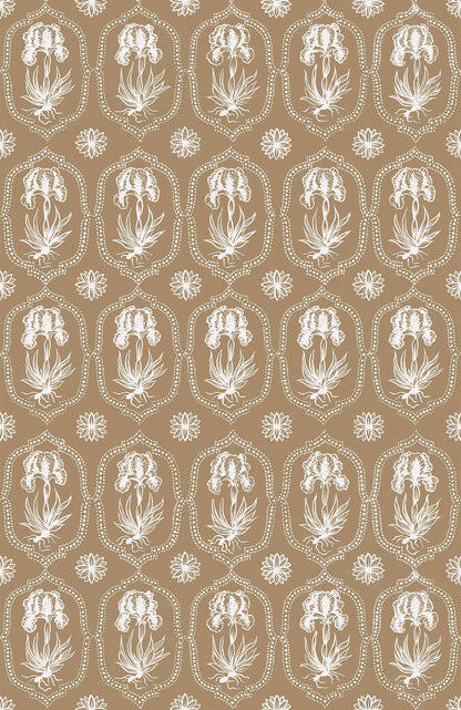 Besler Iris Wallpaper - Tobacco Large