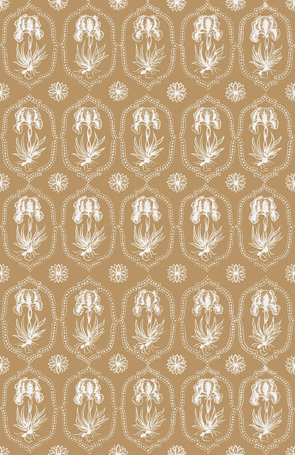 Besler Iris Wallpaper - Tobacco Large
