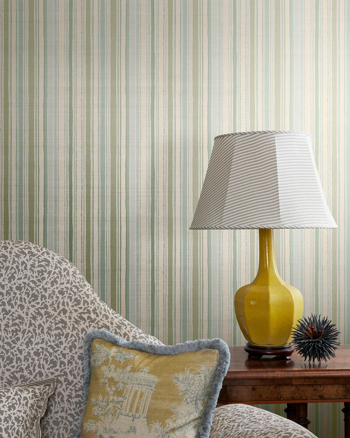 Blanket Stripe Wallpaper - Seacloud