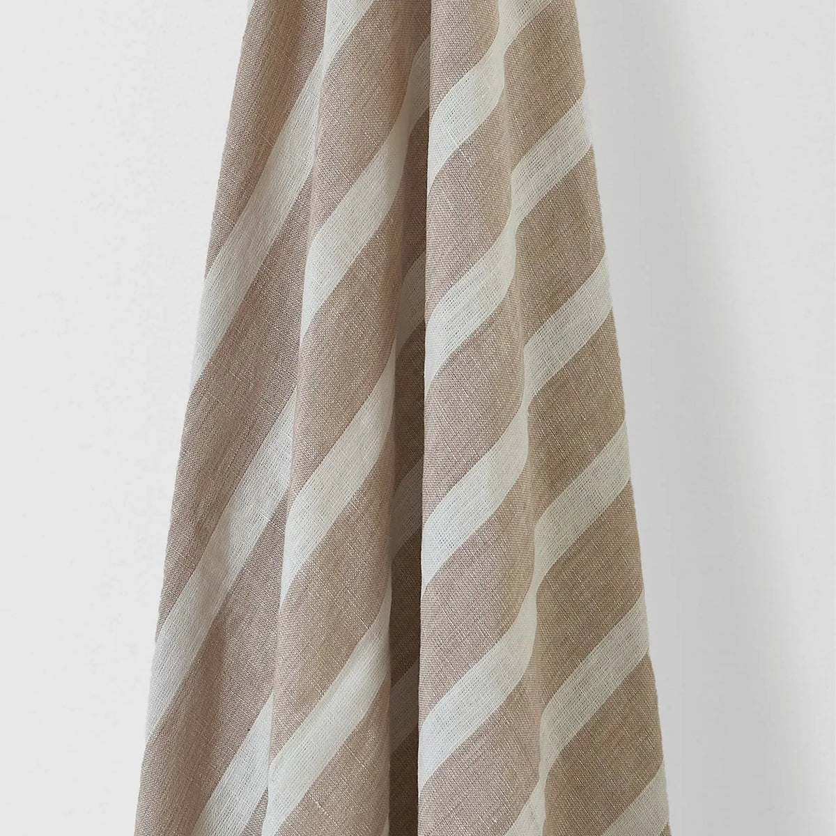 Bold Stripe Linen - Natural / White