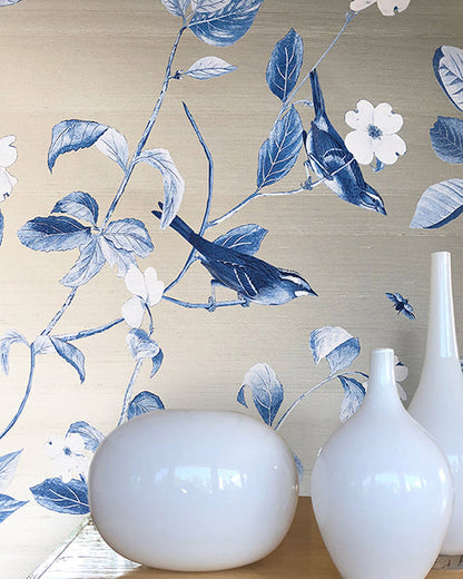 Botanical Wallpaper - Porcelain