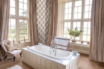 Bukhara Wallpaper - Steppes Brown Small