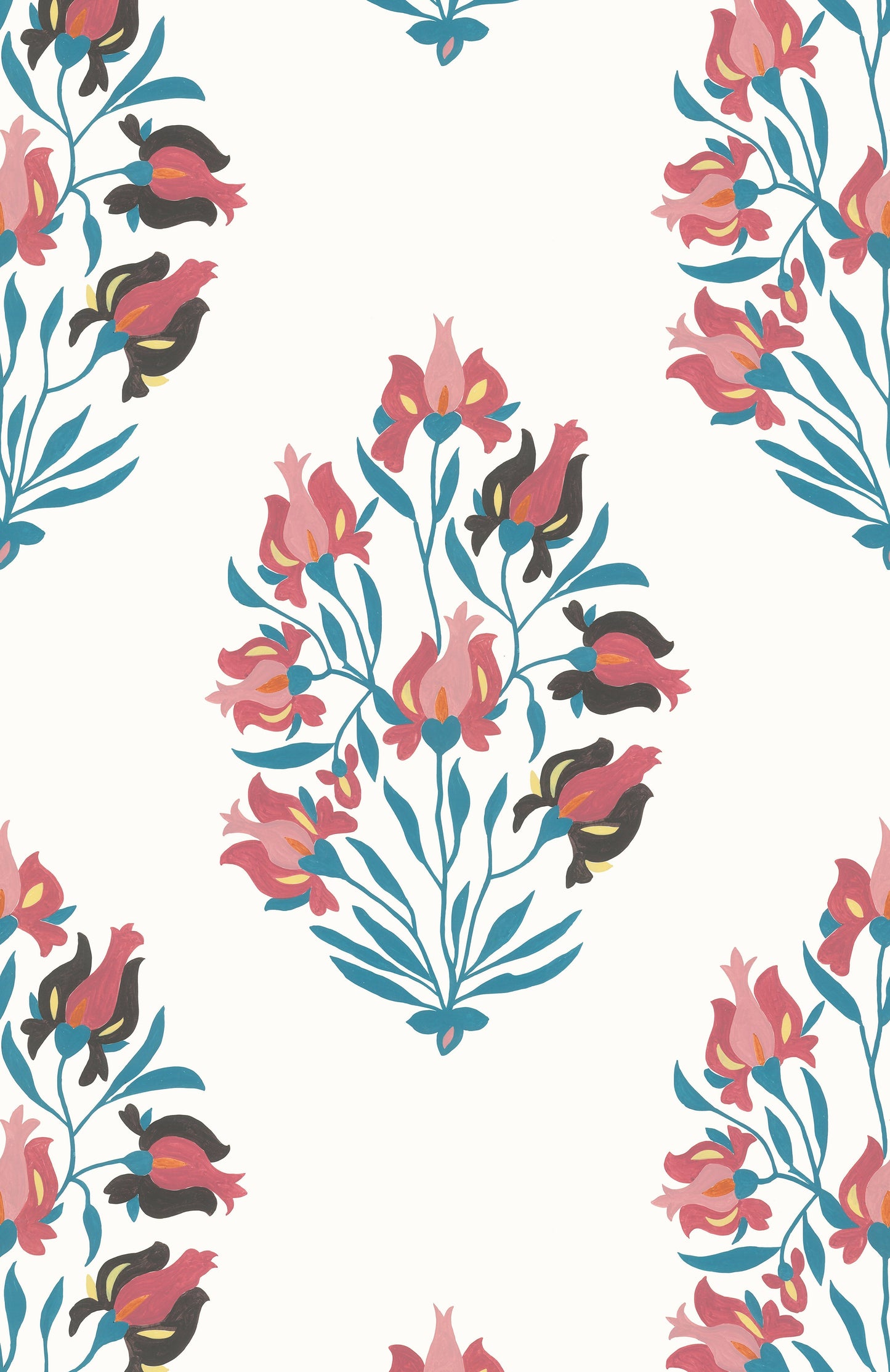 Bukhara Wallpaper - Steppes Blue Small
