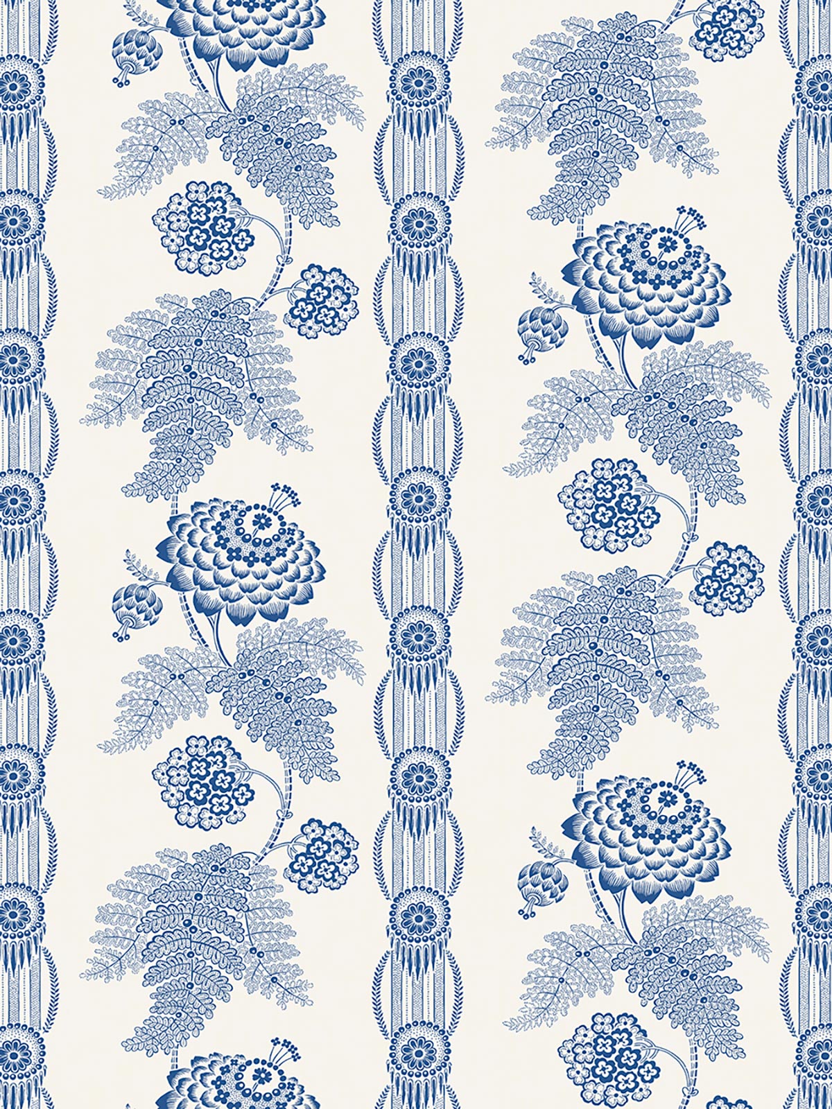 Celeste Wallpaper - Reverse Indigo