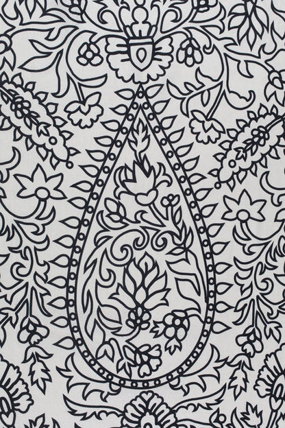 Crazy Paisley - Black & White