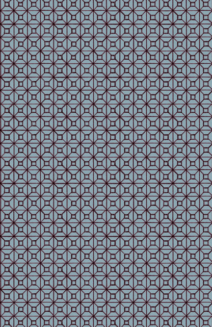 Chinese Fret - Hanfu Blue