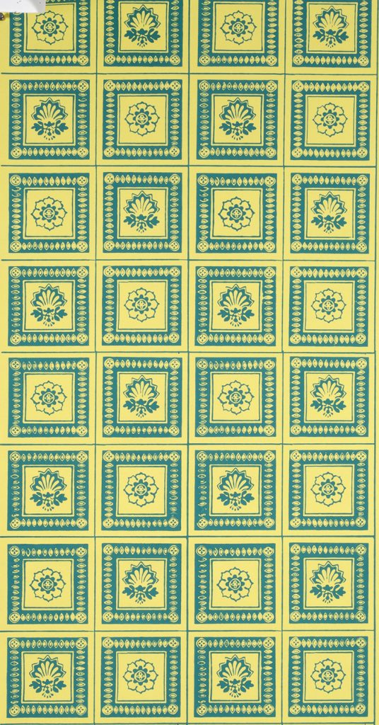 Coffered Squares - C Chartreuse