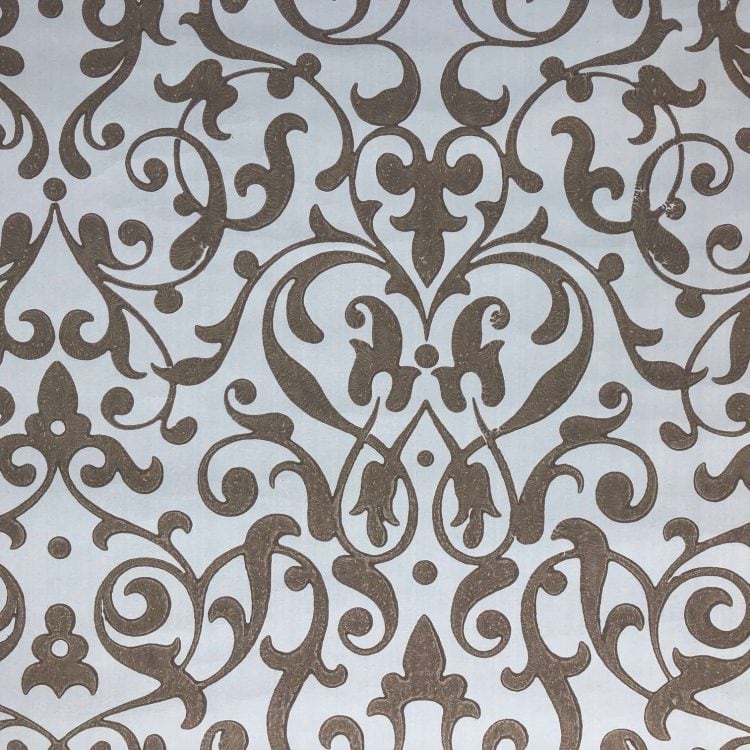 Florentine Wallpaper - Copper Grey