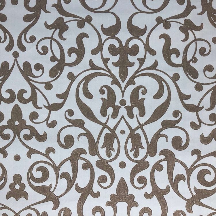 Florentine Wallpaper - Copper Grey