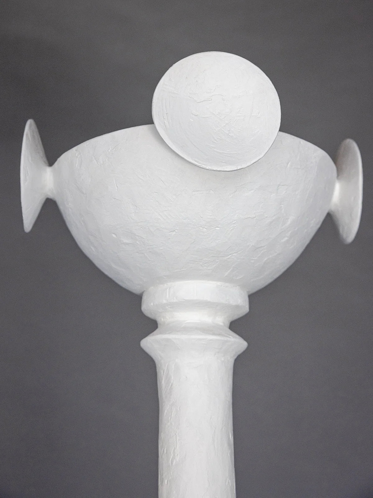 Meridian Torchiere - White Plaster