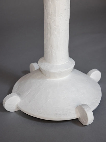 Meridian Torchiere - White Plaster
