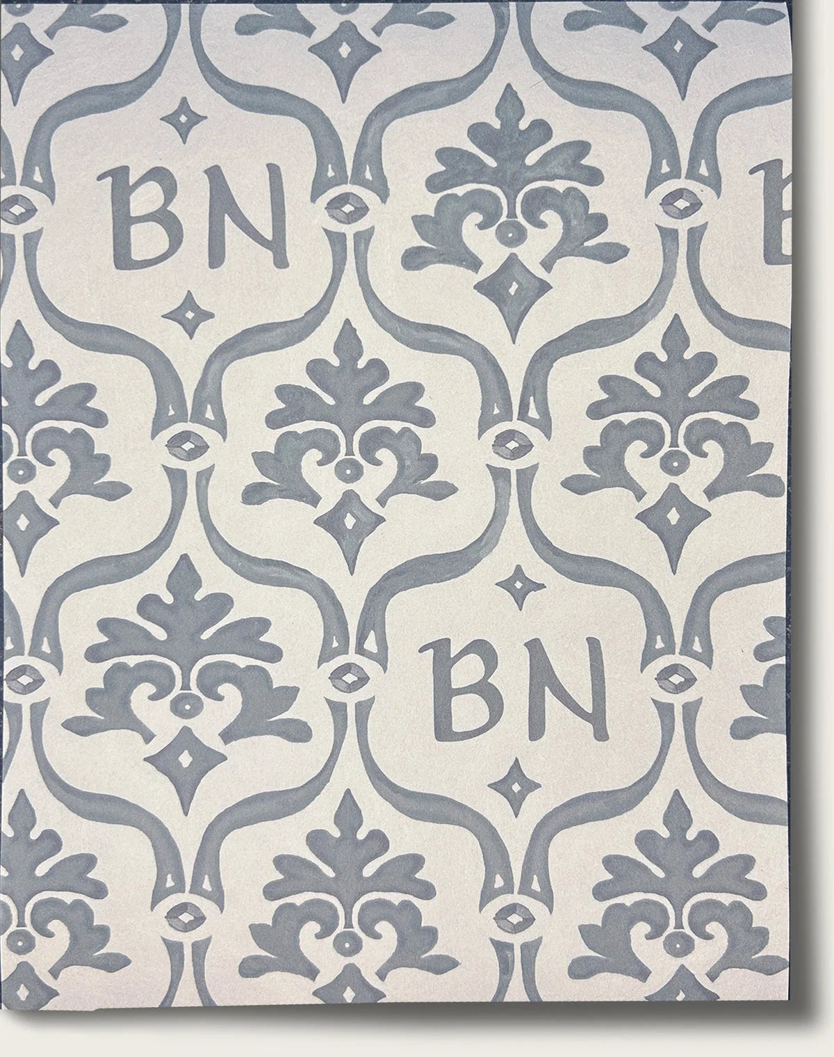 Crest Wallpaper - Stone Grey