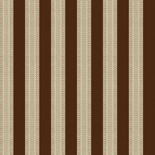 French Stripe - Brown