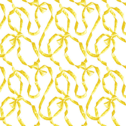 Ribbon Wallpaper - Yellow
