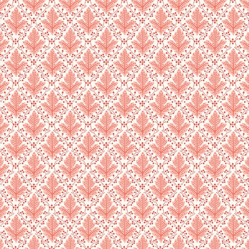 Leaf Trellis - Coral
