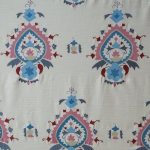 Tetouan Print + Embroidery - Red