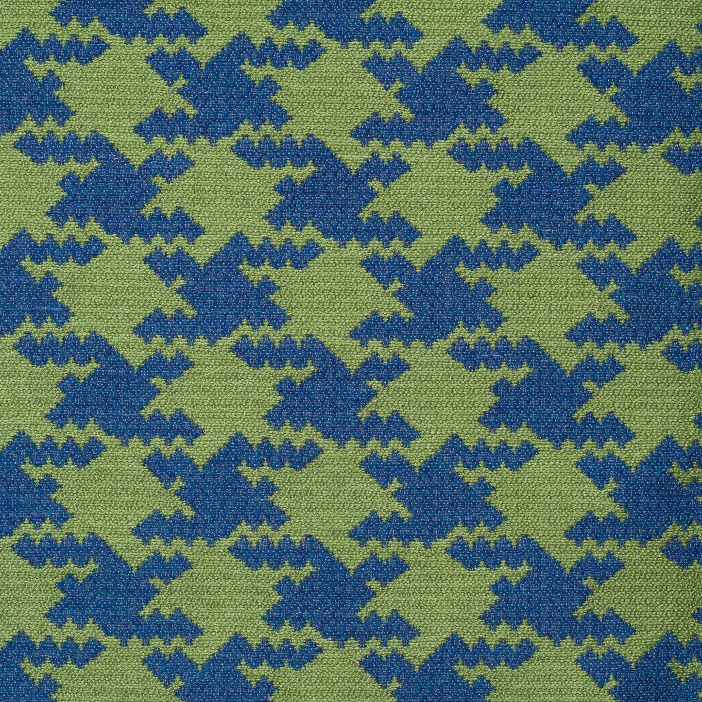 Houndstooth - Denim Fern