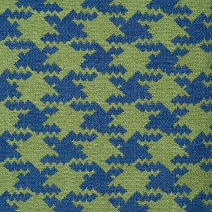 Houndstooth - Denim Fern