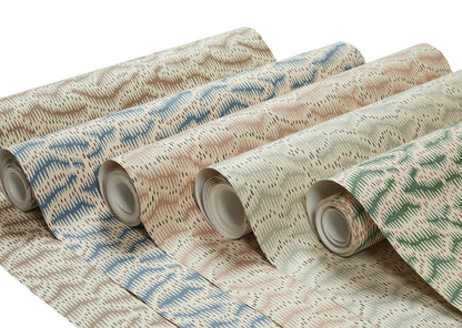 Daphne's Feathers Wallpaper - Emerald